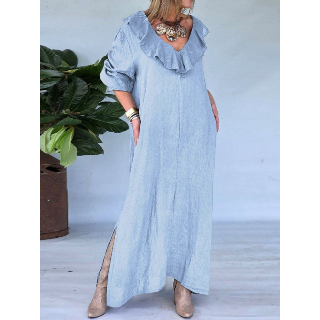 Amette Mesh Flower Dress