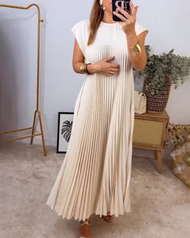 Giselle Effortlessly Elegant Pleated Dress