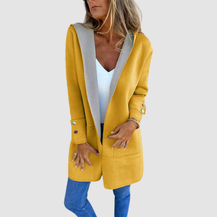 Mariela Colorblock Hooded Jacket