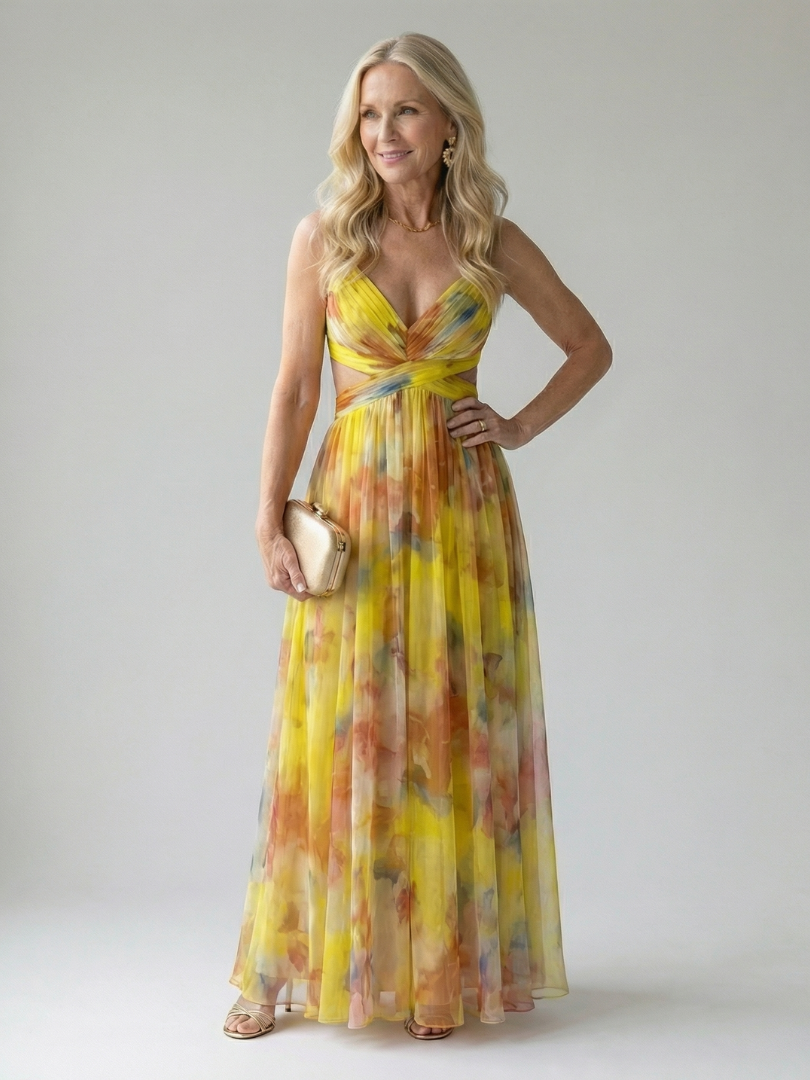 Isel Soft Wrap Maxi Dress