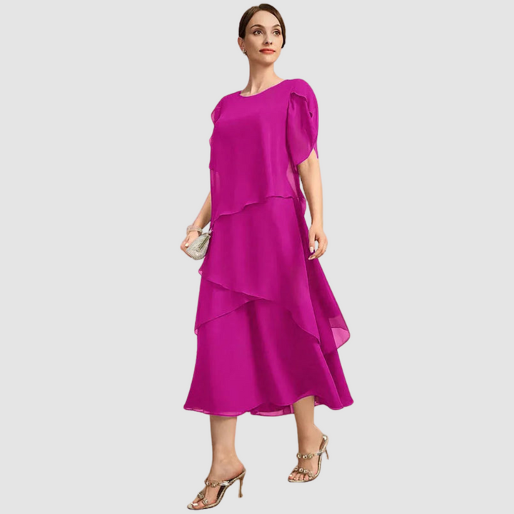 Cierra Elegant Chiffon Dress