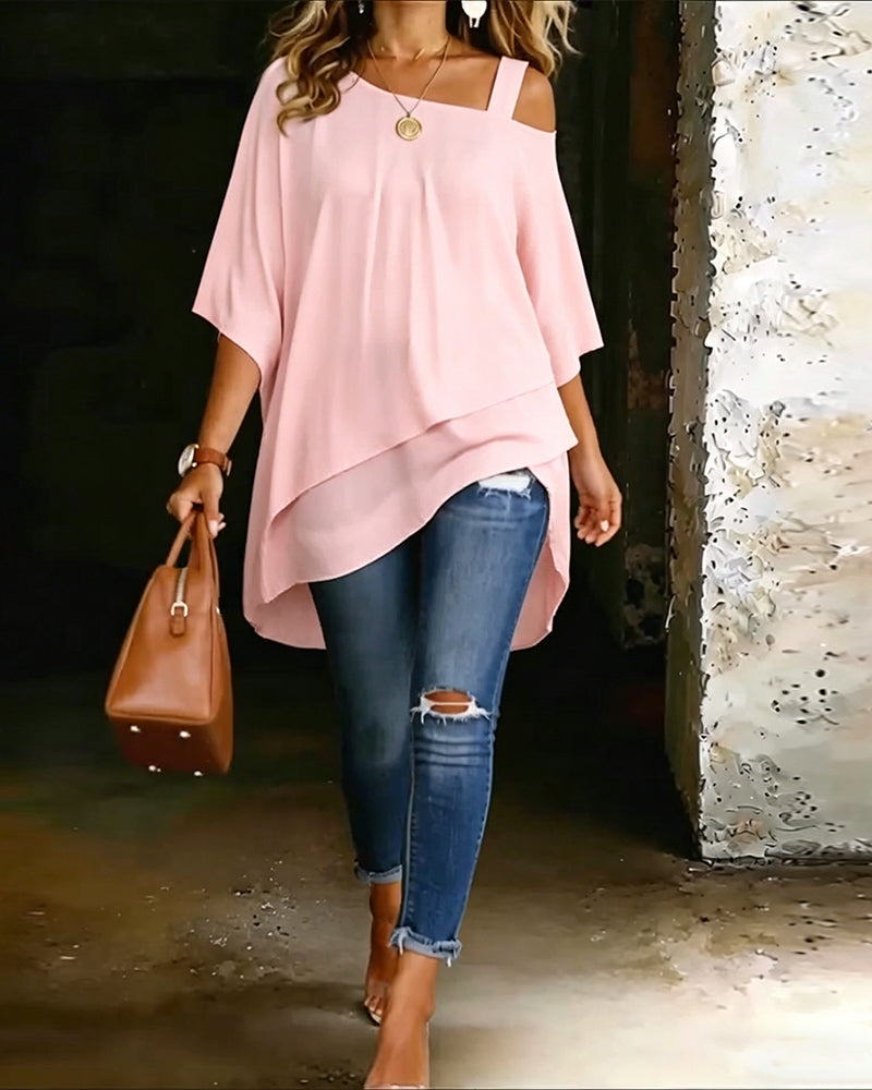 Amiyah Asymmetric Blouse