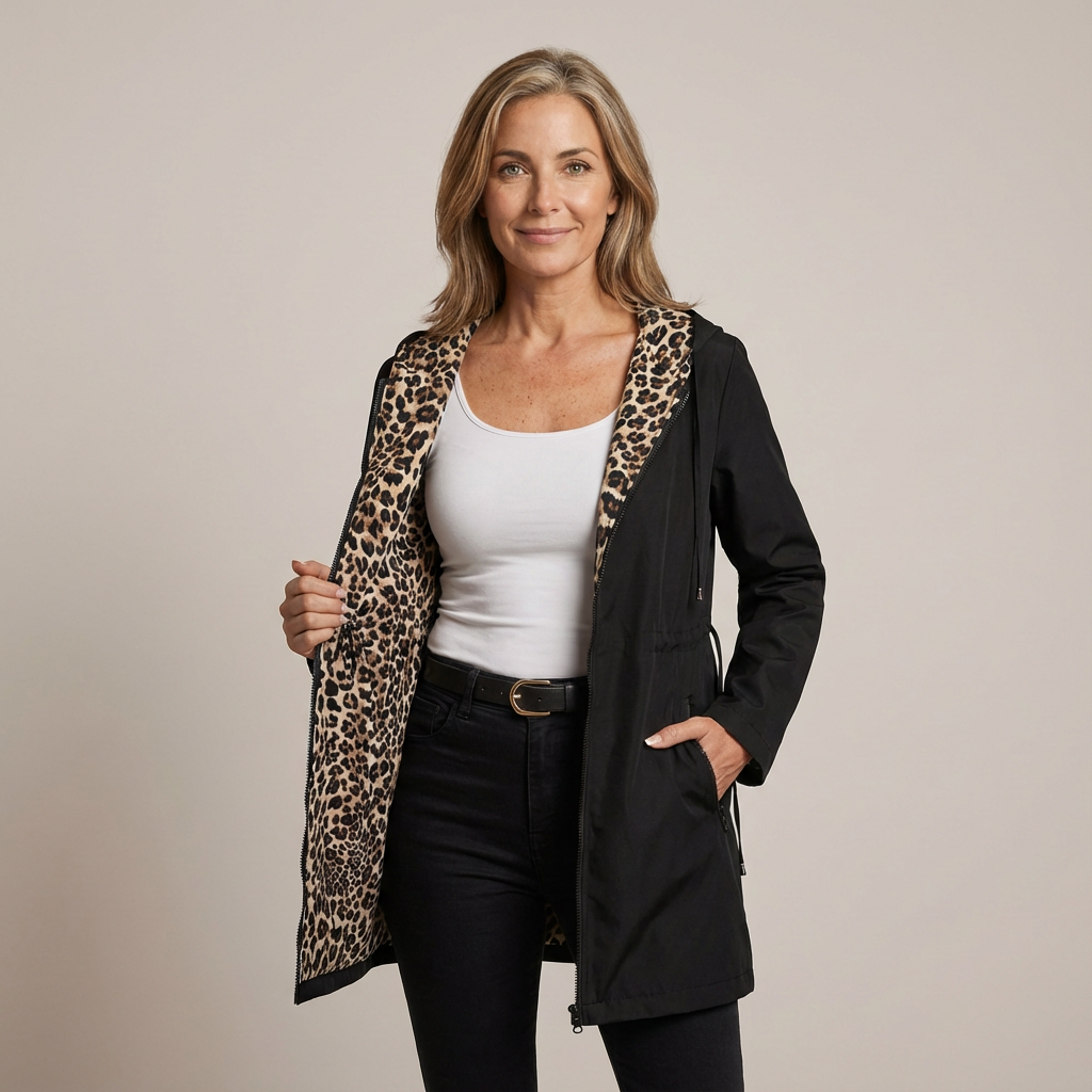 Nikkie Reversible Hooded Coat