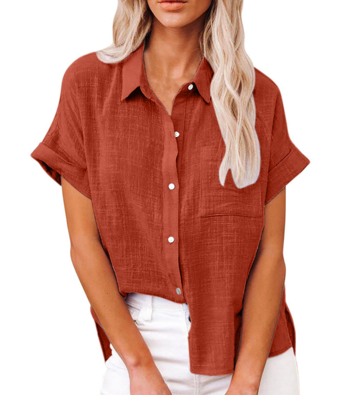 Claudia | Lightweight Shirt with Front Pocket