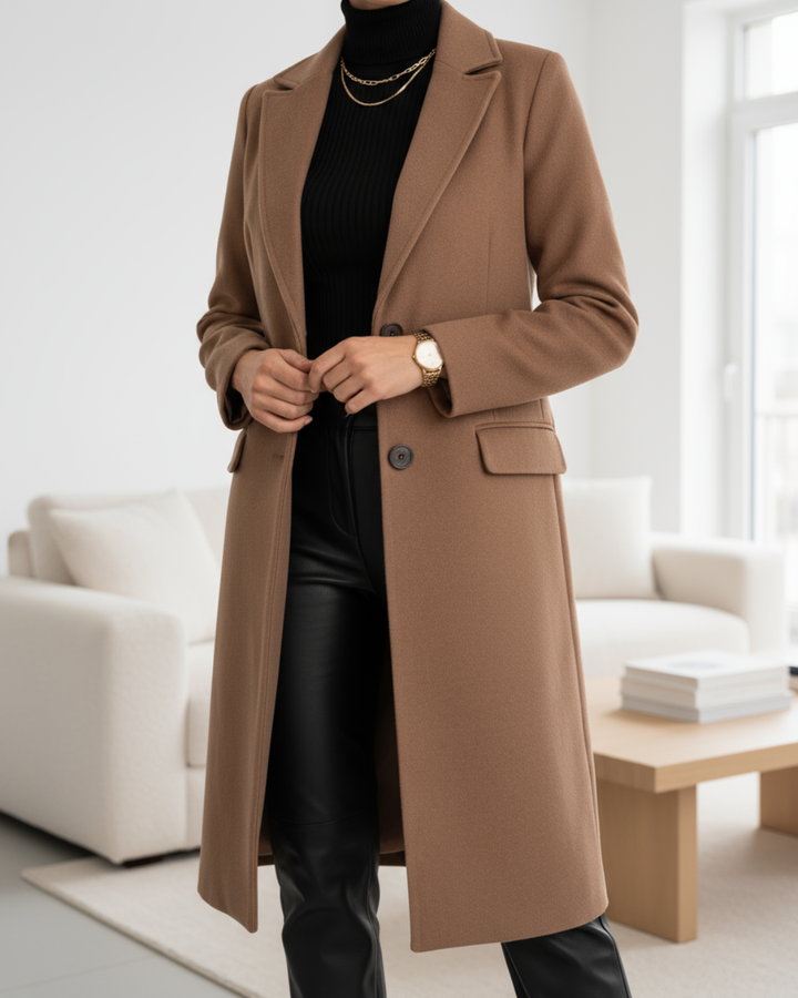 Anastacia Elegant Long Coat