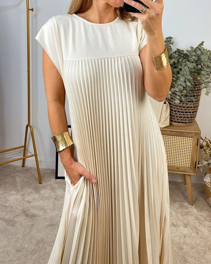 Giselle Effortlessly Elegant Pleated Dress
