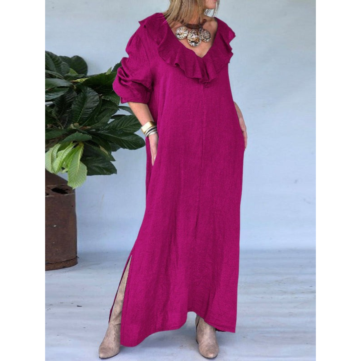 Amette Mesh Flower Dress