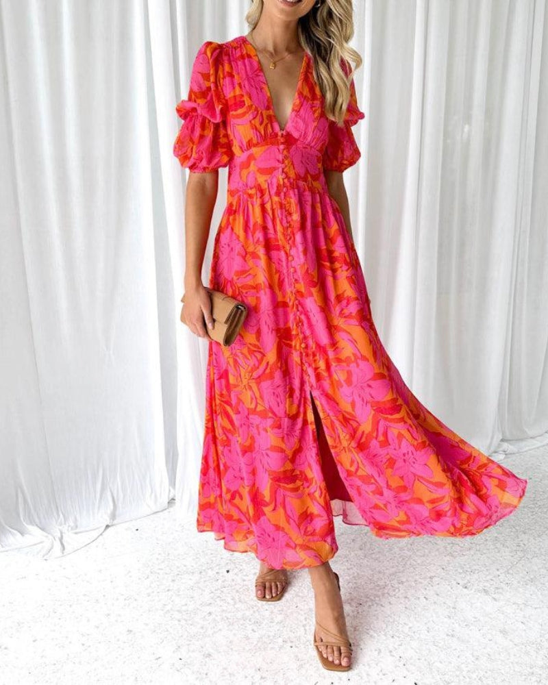 Francine Flowing Long Dress