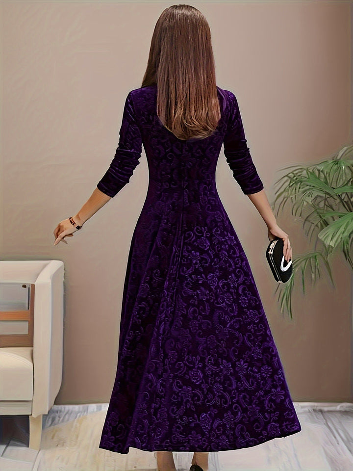 Nicola Elegant Velvet Dress