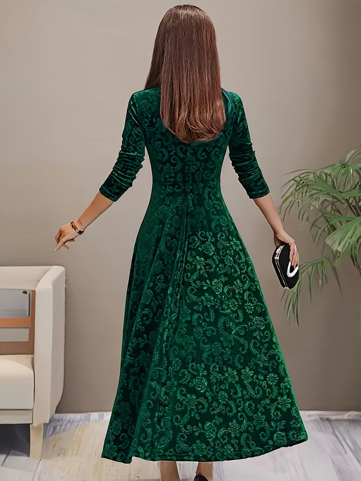 Nicola Elegant Velvet Dress