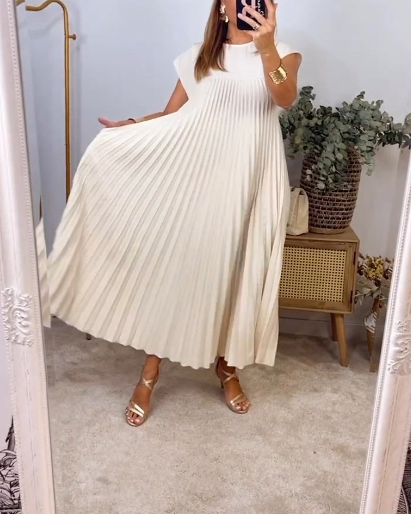 Giselle Effortlessly Elegant Pleated Dress