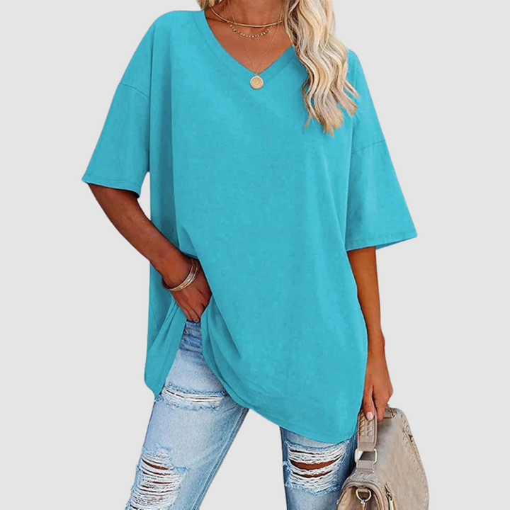 Gabrielle Elegant V-neck T-Shirt