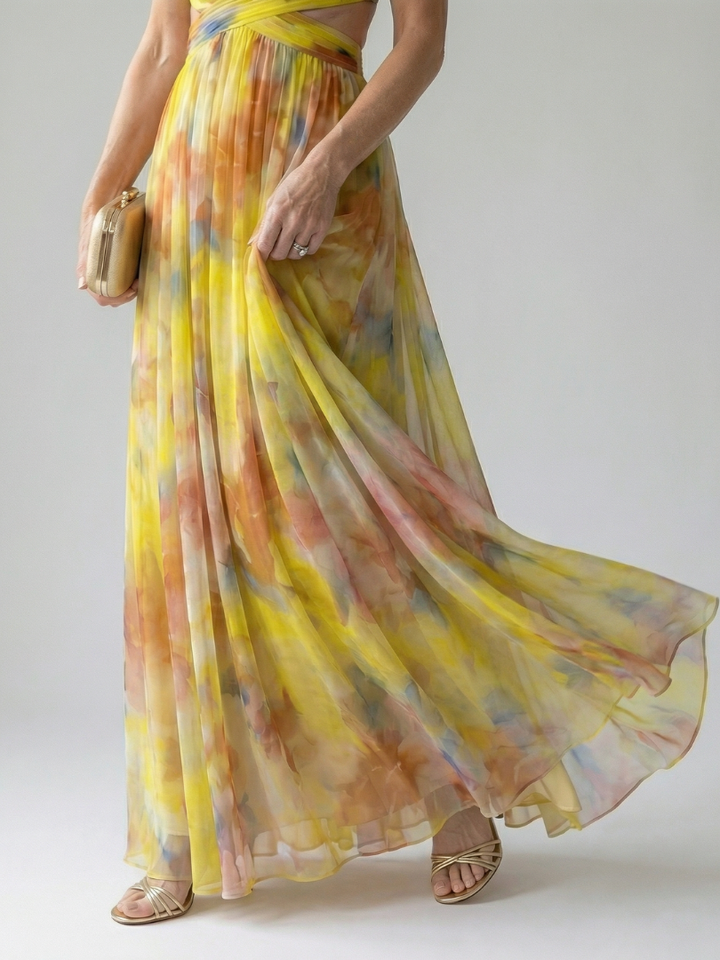 Isel Soft Wrap Maxi Dress