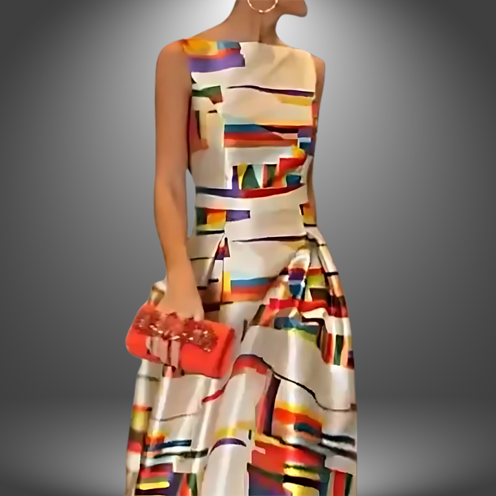 Misa Handcrafted Casual Long Dress