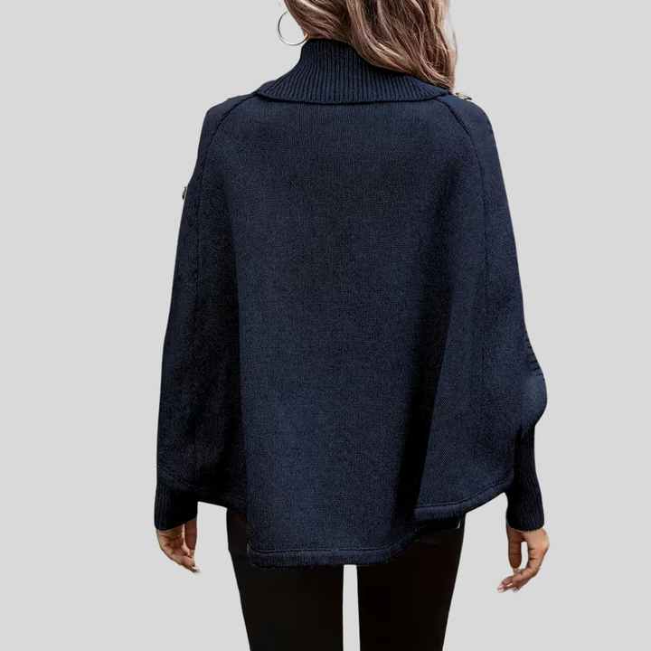 Norelle | High-Neck Cable-Knit Sweater