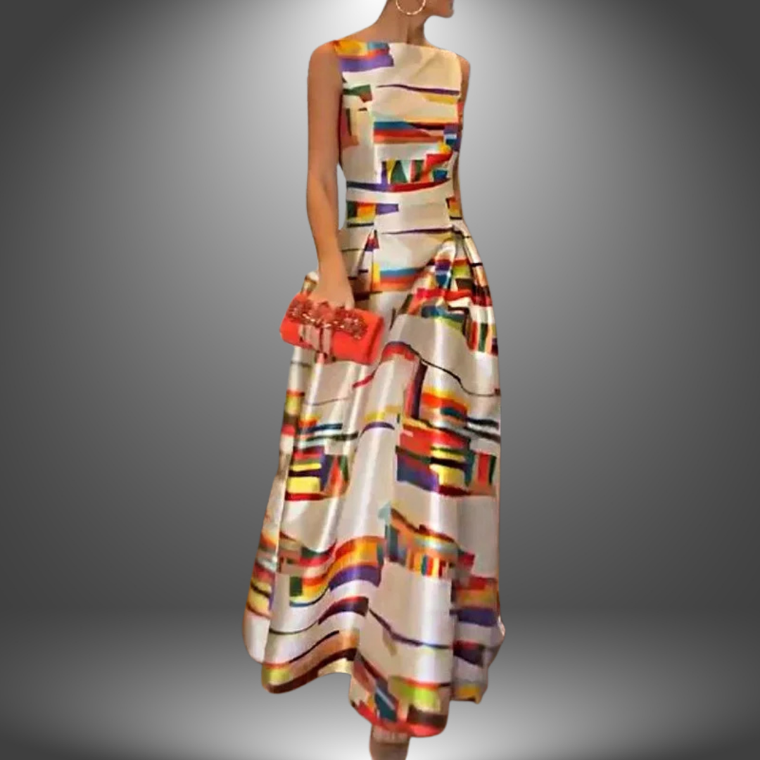 Misa Handcrafted Casual Long Dress
