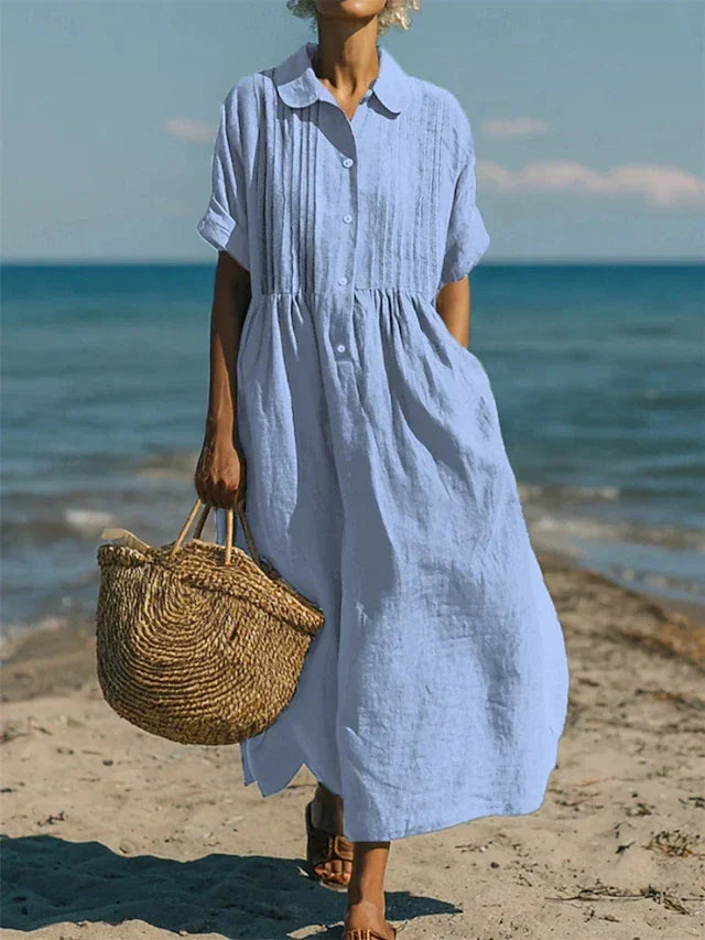 Alianna Elegant Shirt Dress
