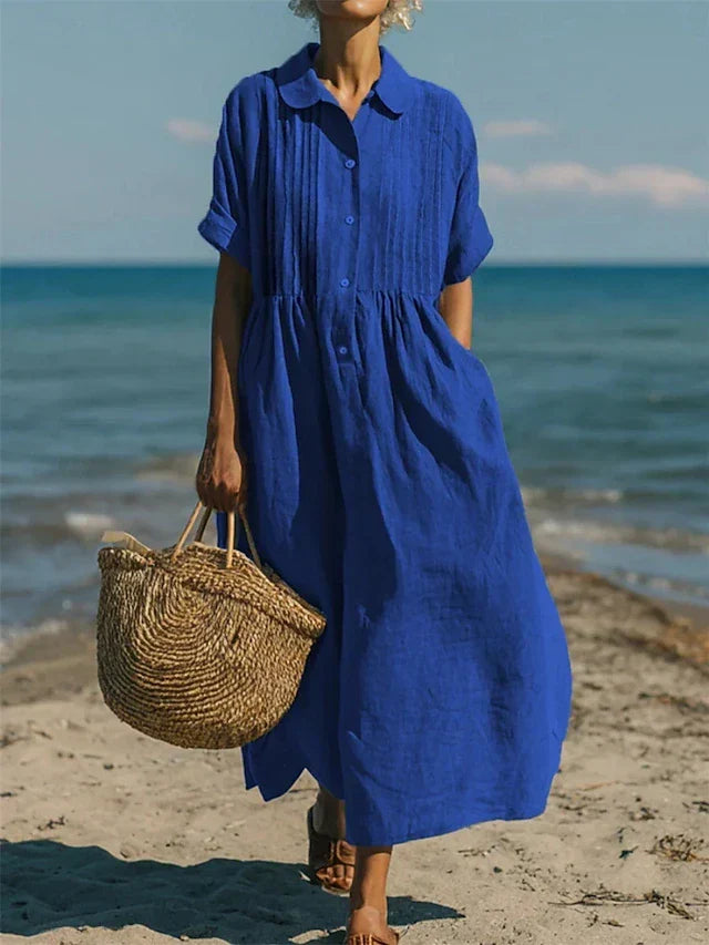 Alianna Elegant Shirt Dress