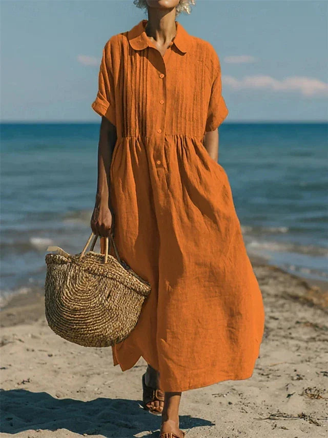 Alianna Elegant Shirt Dress