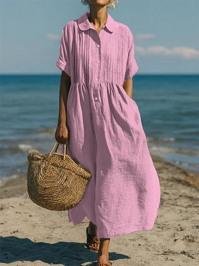 Alianna Elegant Shirt Dress
