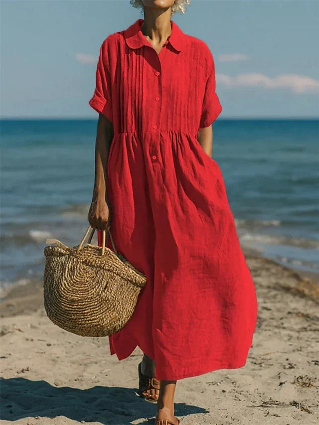 Alianna Elegant Shirt Dress