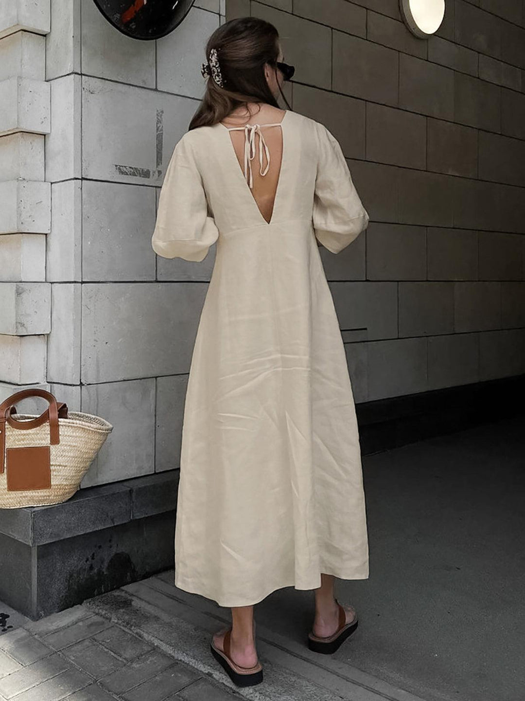 Shyla Buttoned Maxi Dress