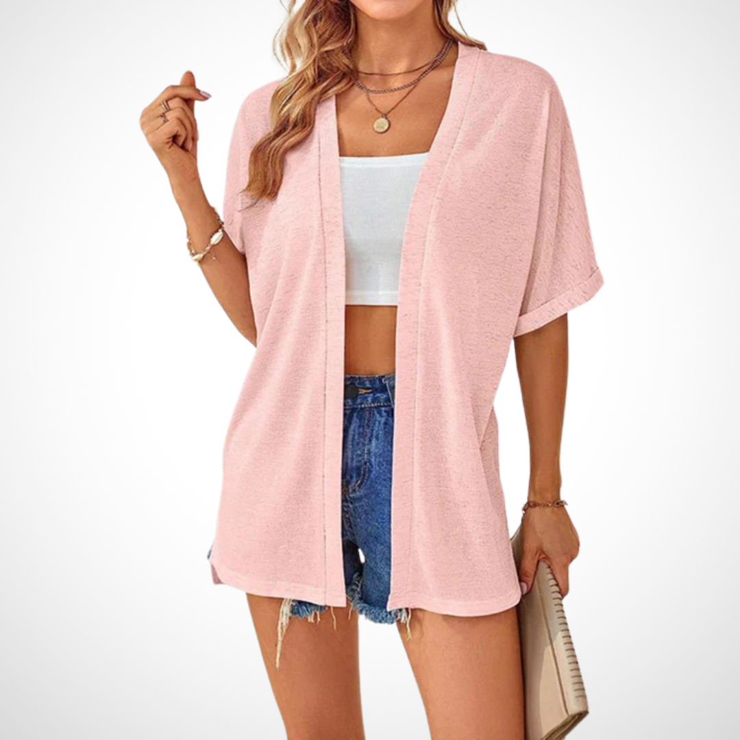 Ruth | Stylish Flowy Short Sleeve Cardigan