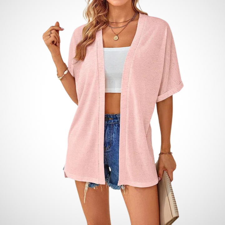 Ruth | Stylish Flowy Short Sleeve Cardigan