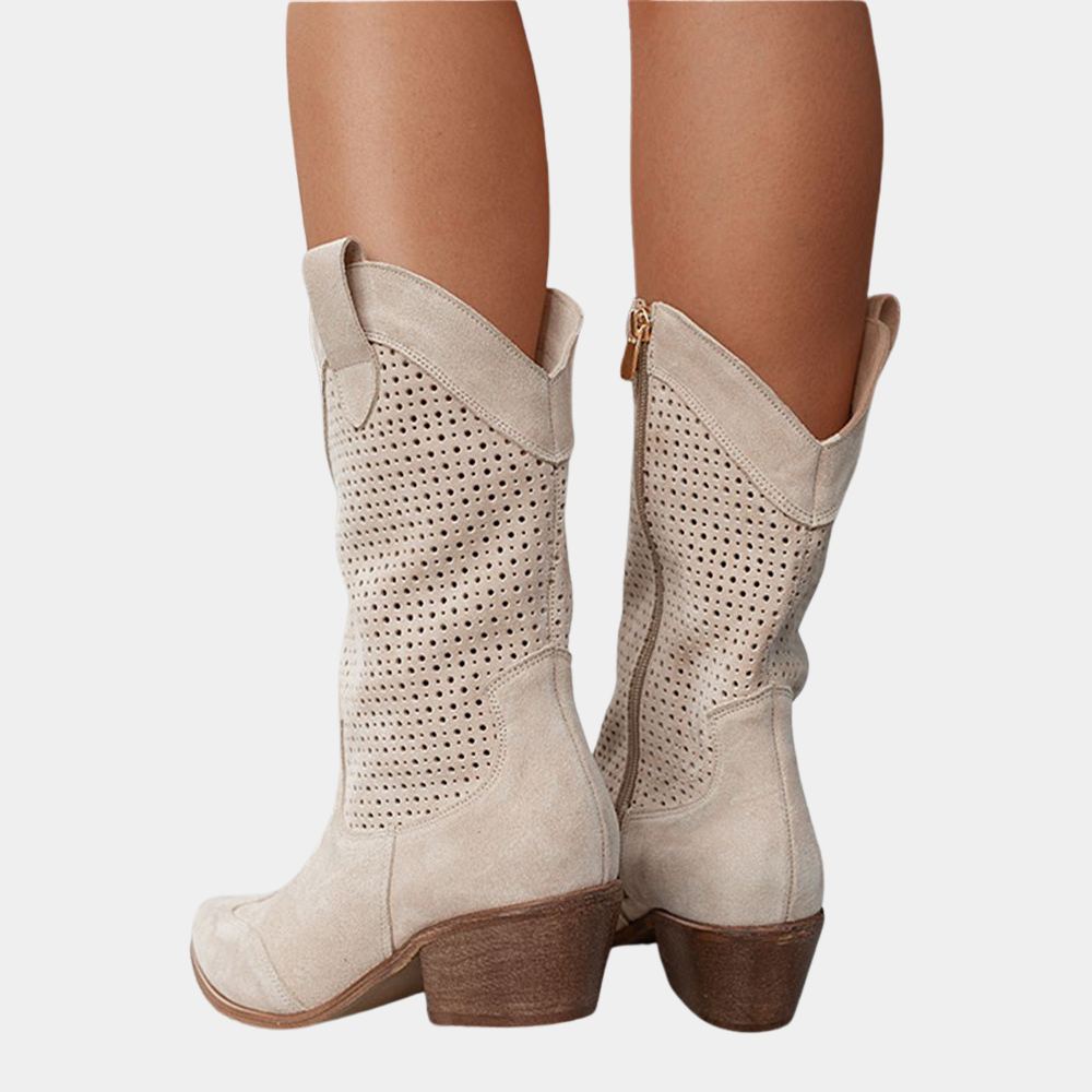 Rachelle Cowboy Style Orthopedic Boots