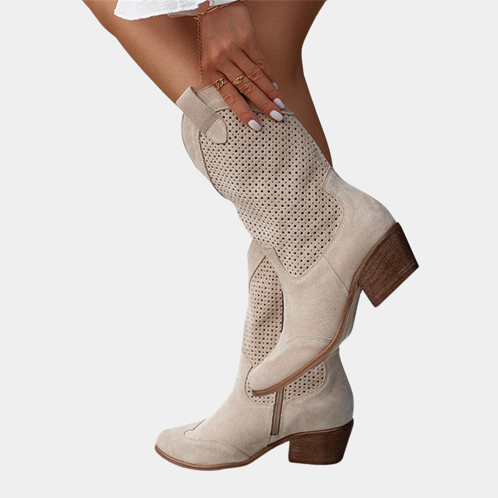 Rachelle Cowboy Style Orthopedic Boots