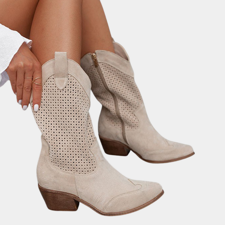 Rachelle Cowboy Style Orthopedic Boots