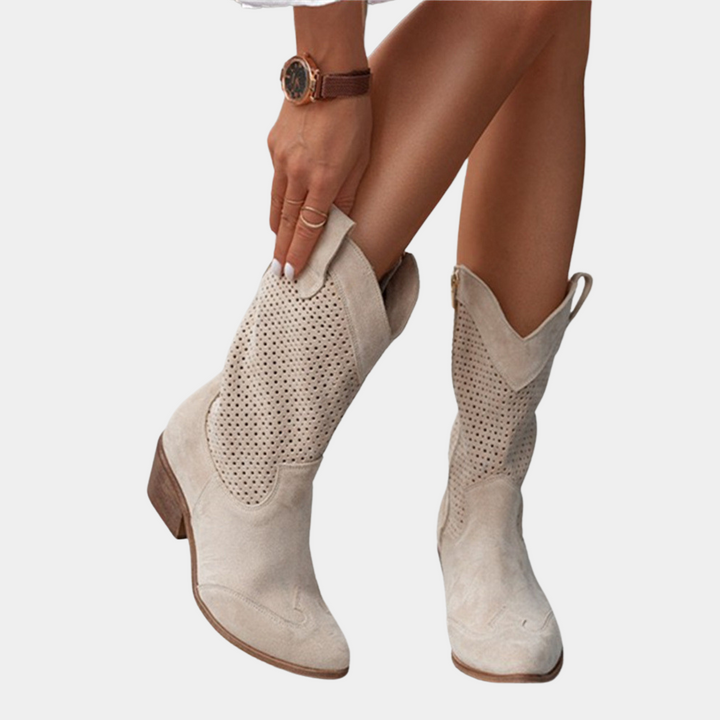 Rachelle Cowboy Style Orthopedic Boots