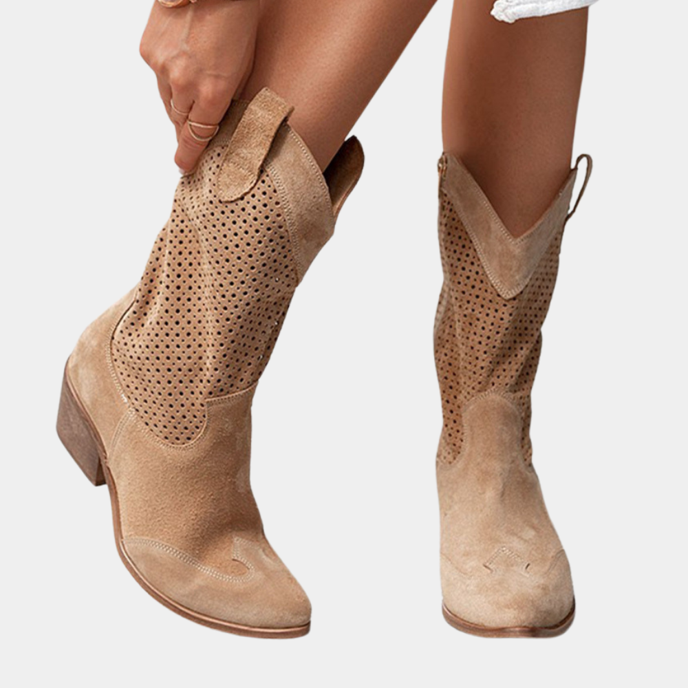 Rachelle Cowboy Style Orthopedic Boots