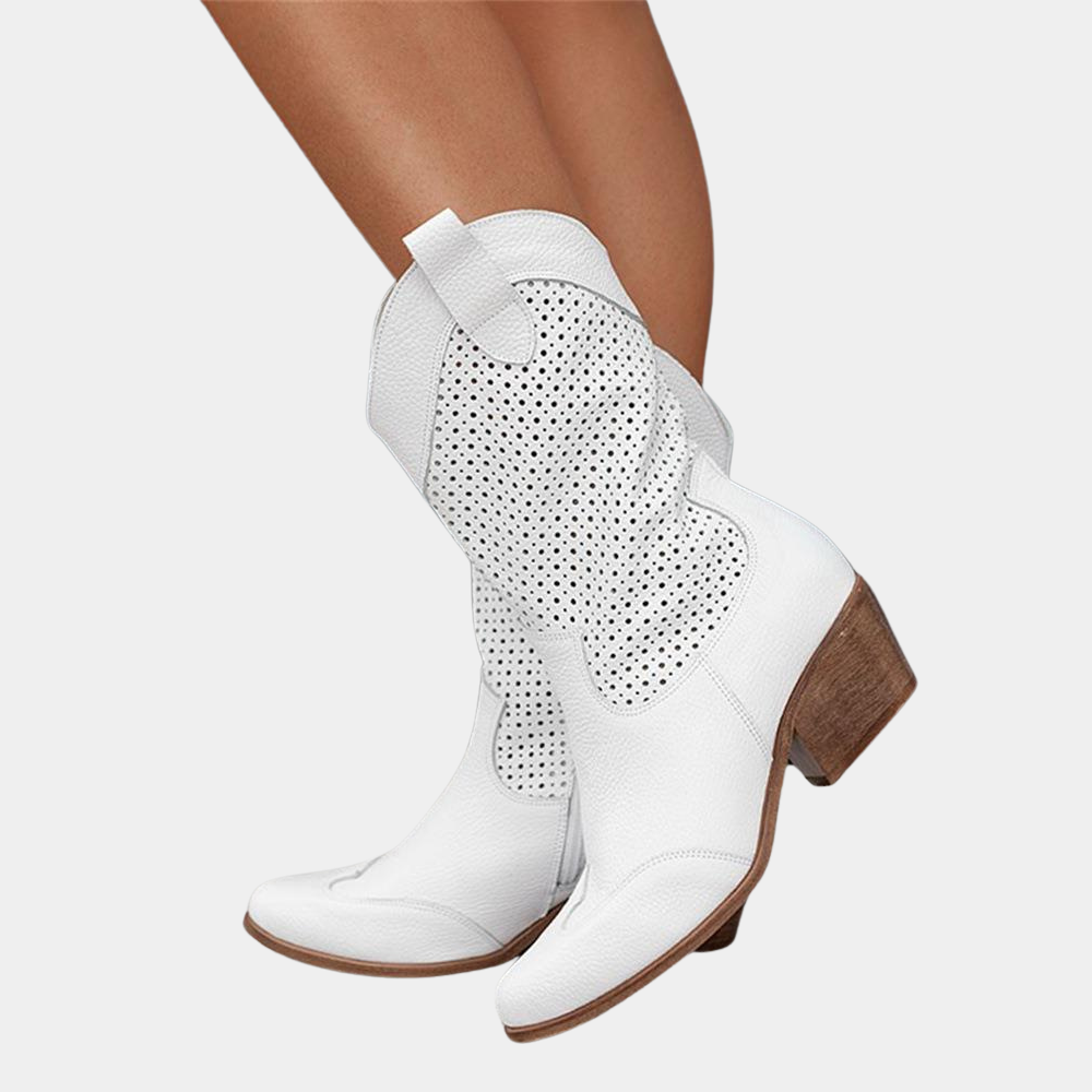 Rachelle Cowboy Style Orthopedic Boots
