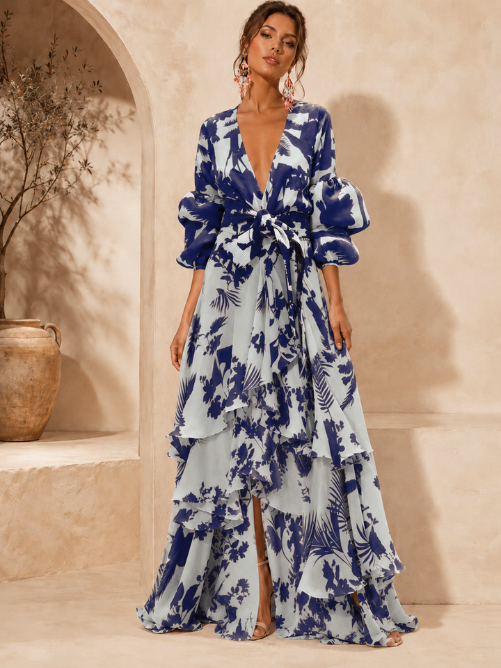 Constance Floral Tiered Maxi Dress