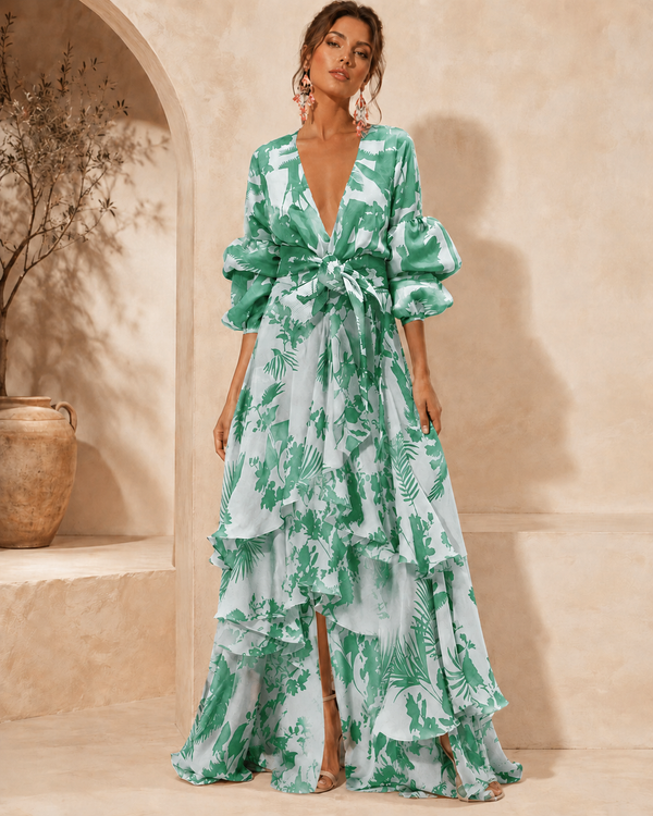 Constance Floral Tiered Maxi Dress
