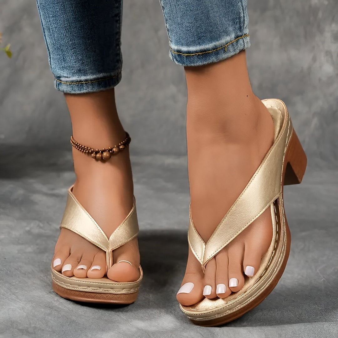 Geneva Elegant High-Heeled Mule