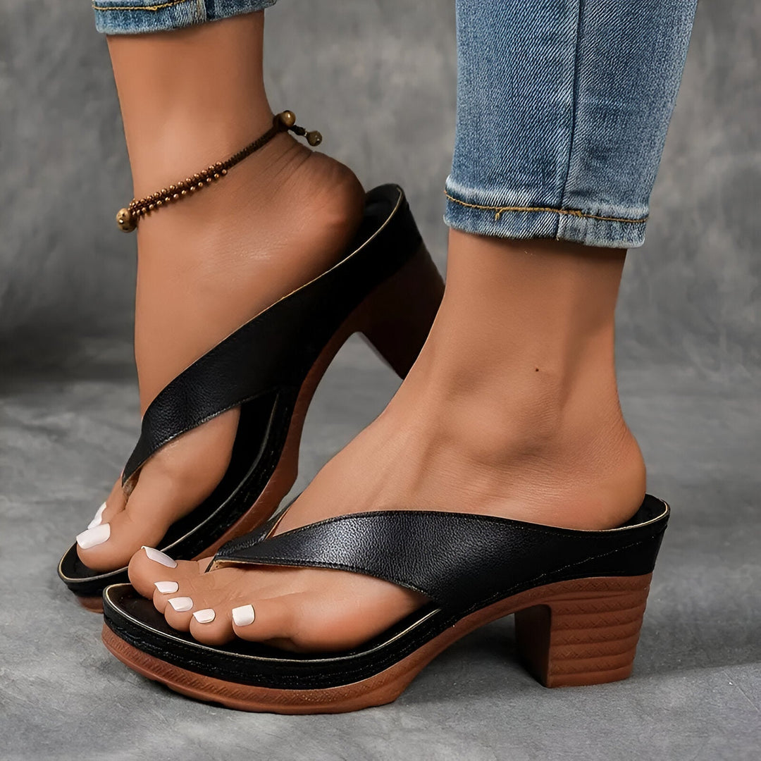 Geneva Elegant High-Heeled Mule