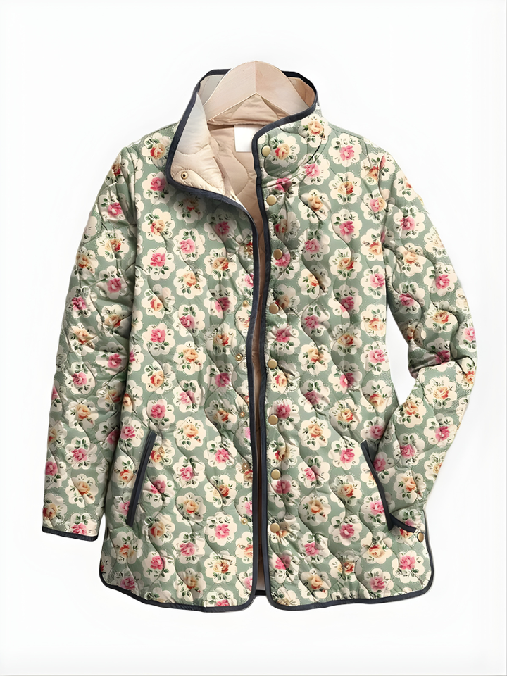DIOR | Quilted Jacket with Vintage Floral Print