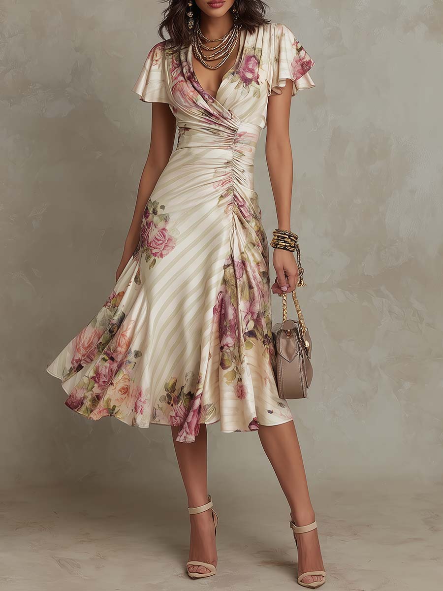 Jessa Elegant Midi Dress