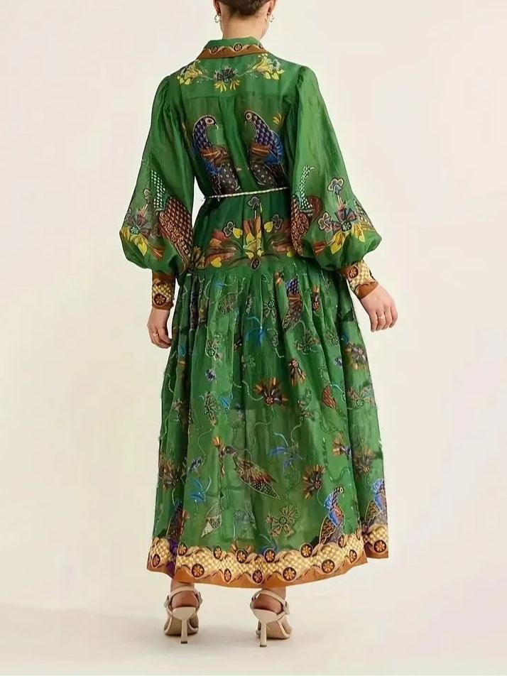 Coralie Floral Print Maxi Dress