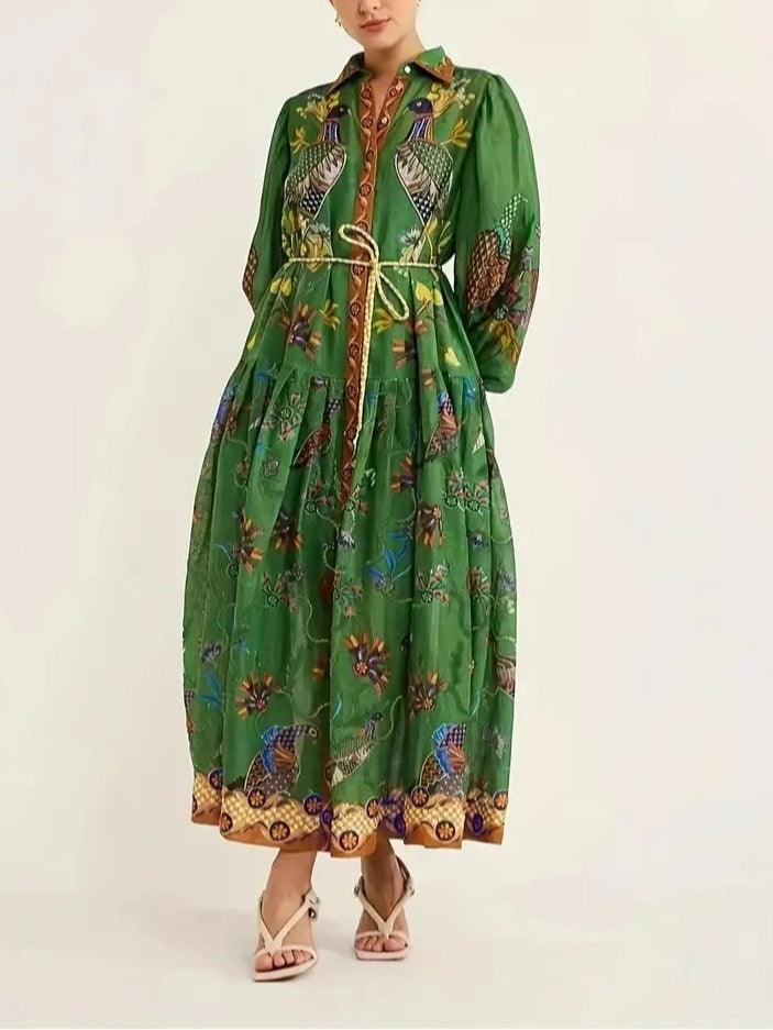 Coralie Floral Print Maxi Dress