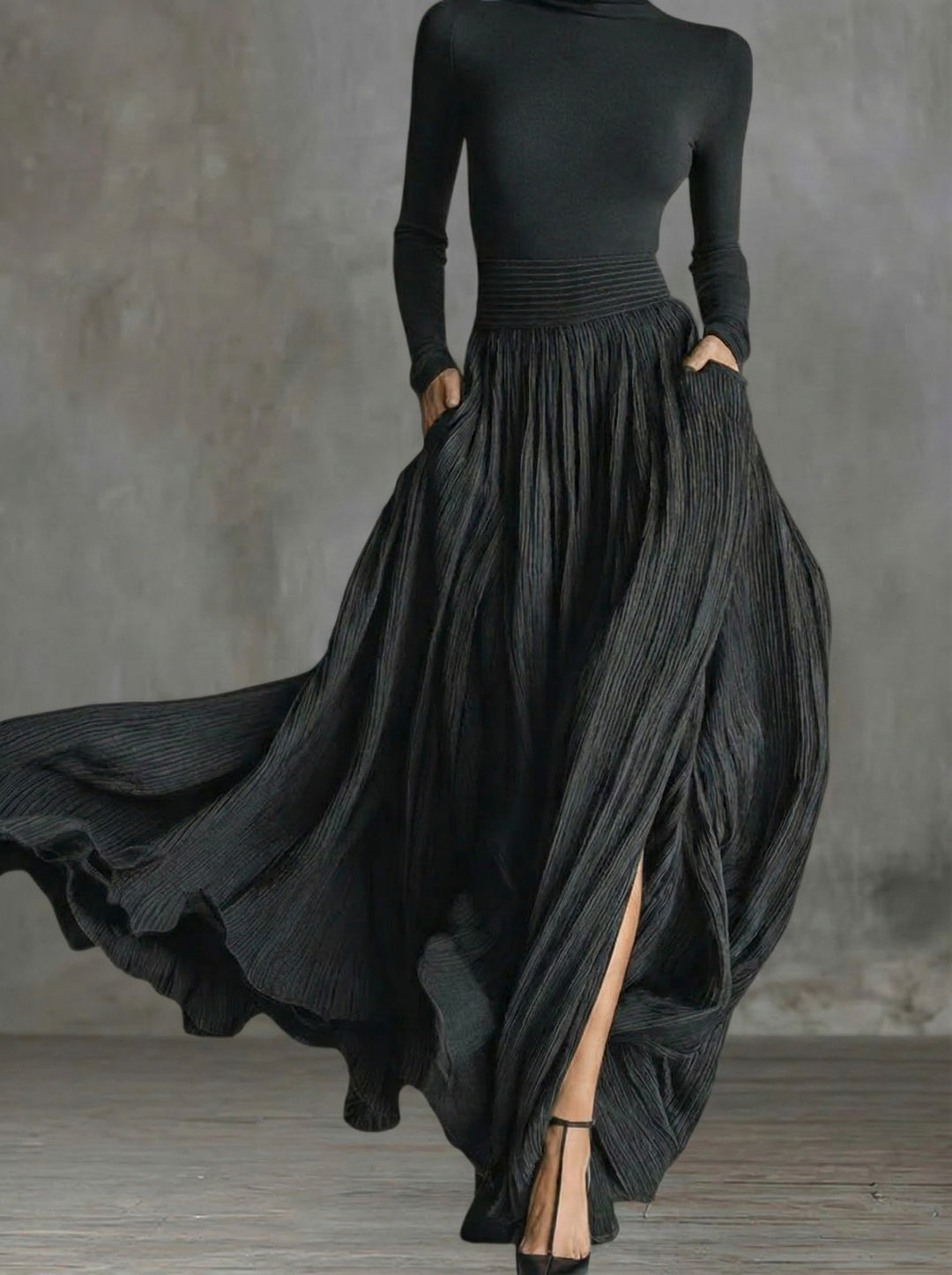 Raquel | High Waist Maxi Dress