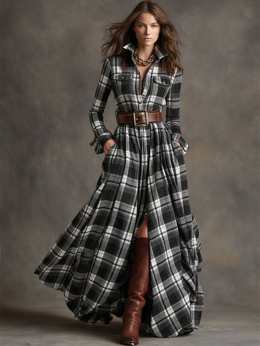 Samantha Belted Shirt Dress