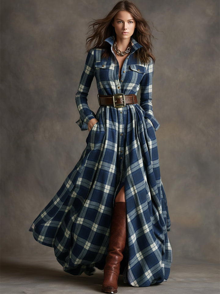 Samantha Belted Shirt Dress