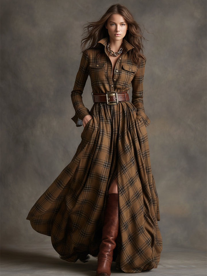 Samantha Belted Shirt Dress