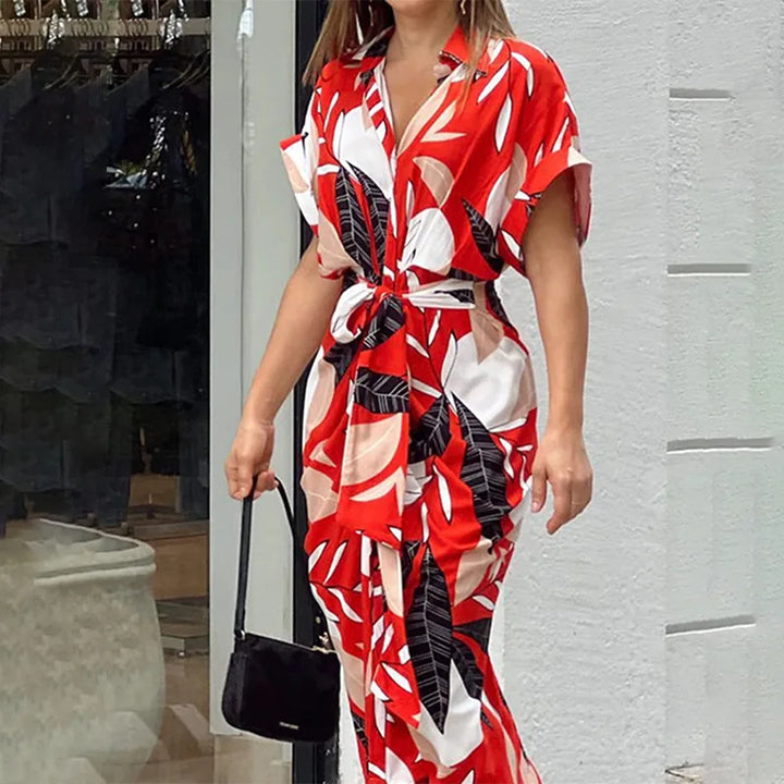 Alyson Luxe Wrap Maxi Dress