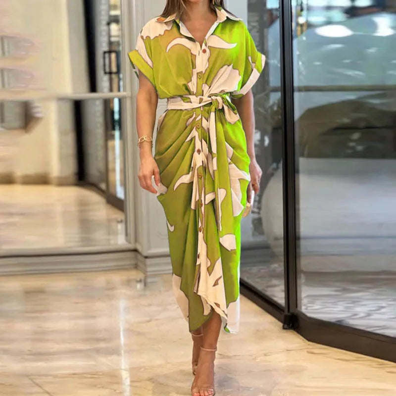 Alyson Luxe Wrap Maxi Dress