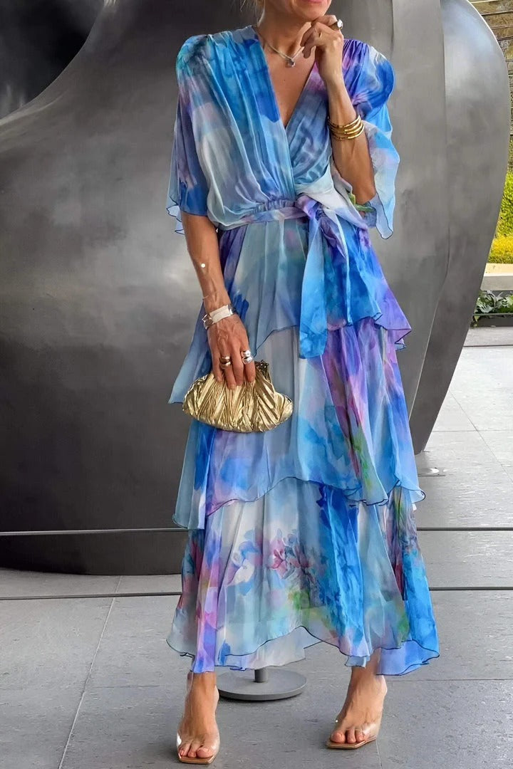 Orielle Elegant Flowy Dress