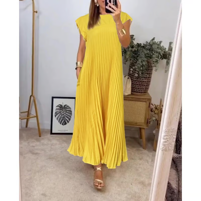Giselle Effortlessly Elegant Pleated Dress